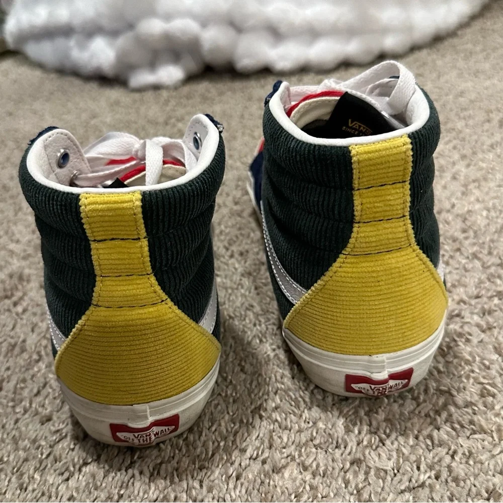 Vans Sk8-Hi Colorblock Mixed Corduroy Sneakers